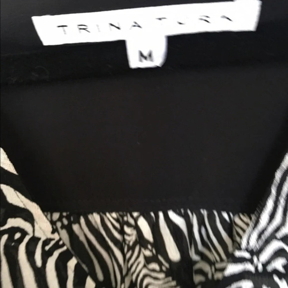 {Trina Turk} Gorgeous Zebra Print Tunic - Picture 6 of 8